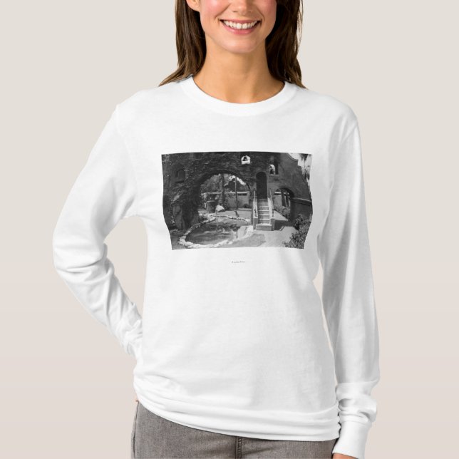 Mission Inn Courtyard of Riverside, CA Photograp T-Shirt (Front)