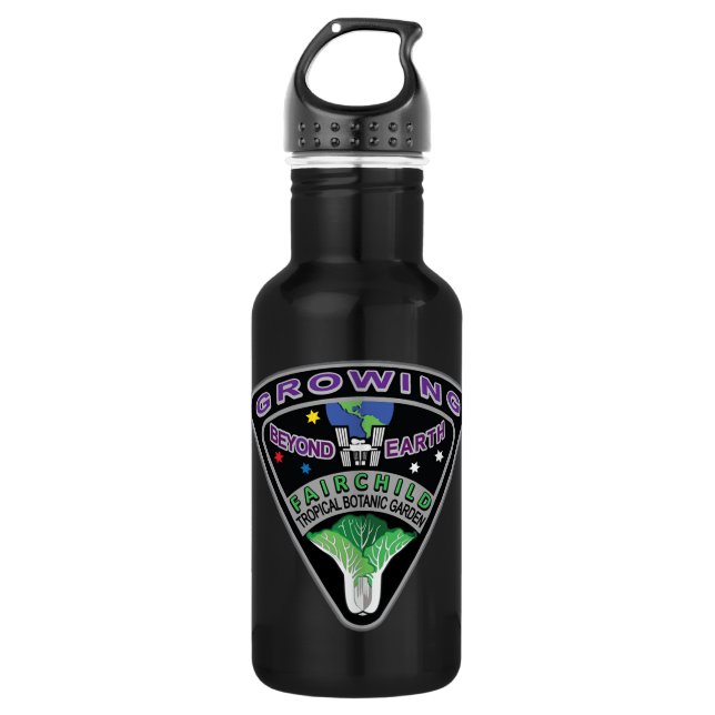 Mission Patch 18 oz Water Bottle (Front)