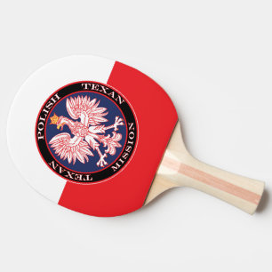 Mission Polish Texan Ping Pong Paddle