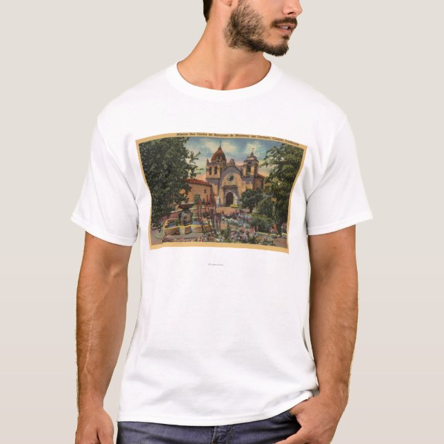 Mission San Carlos de Borromeo de Monterey T-Shirt (Front)
