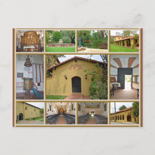 Mission San Fernando Rey Postcard