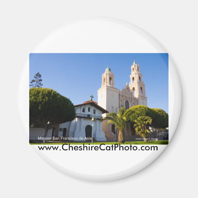 Mission San Francisco de Asís California Products Magnet (Front)