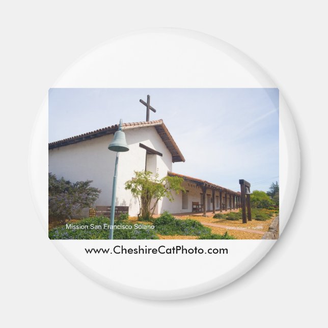 Mission San Francisco de Solano CA Products Magnet (Front)