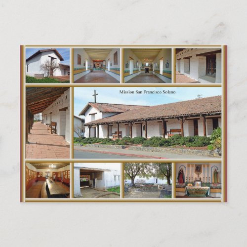 Mission San Francisco Solano Postcard