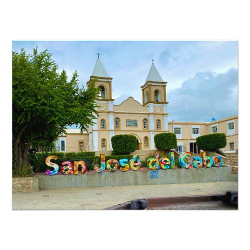 Mission San Jose del Cabo Cathedral in Mexico  Photo Print