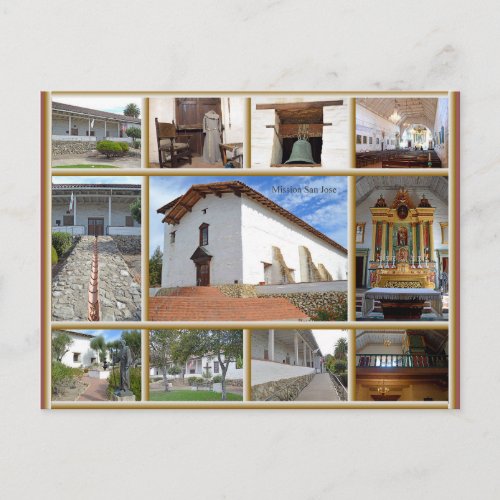 Mission San Jose Postcard