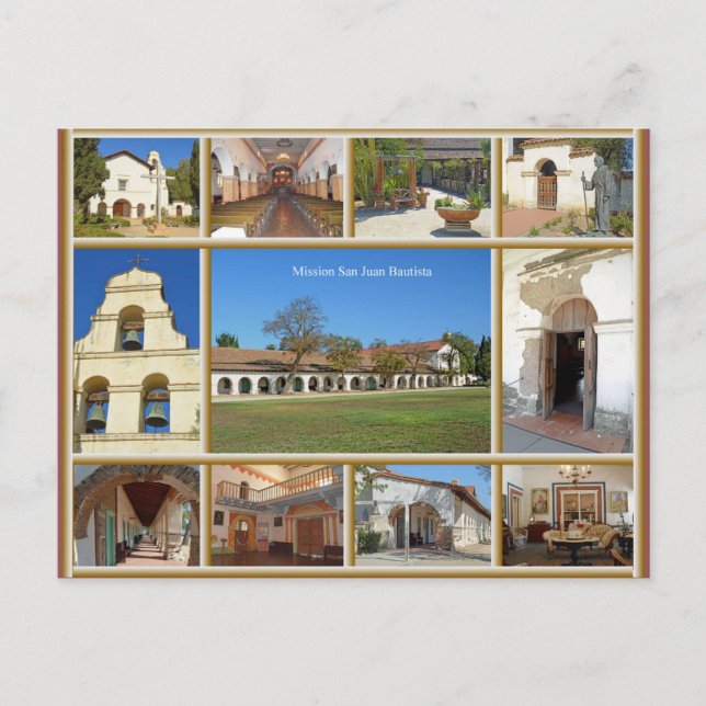 Mission San Juan Bautista Postcard (Front)