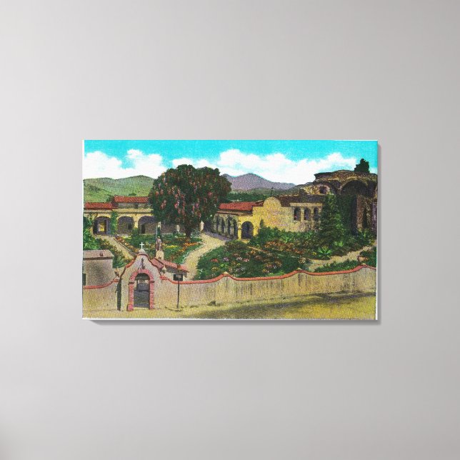 Mission San Juan Capistrano Canvas Print (Front)