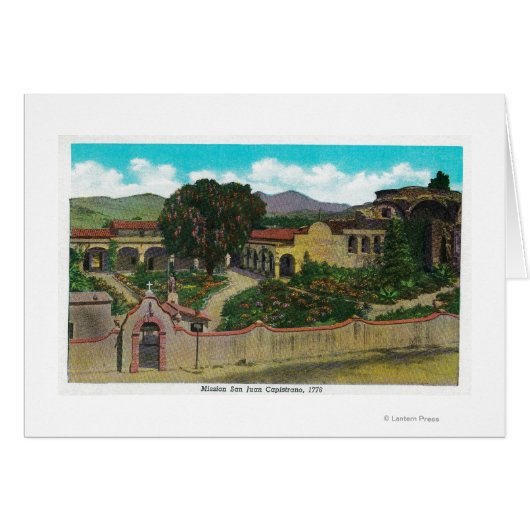Mission San Juan Capistrano Cards (Front Horizontal)