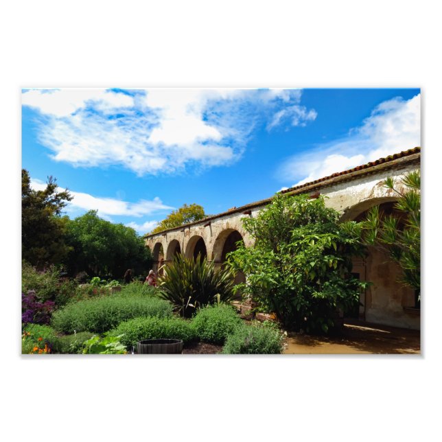 Mission San Juan Capistrano Photo Print (Front)