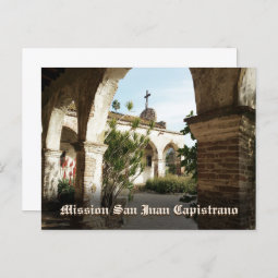 Mission San Juan Capistrano Postcard R90523c3e345c4295b4d4b64c21b8725f Qdeym 255 