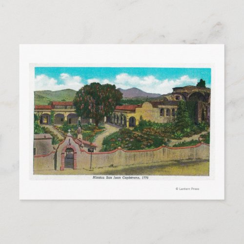 Mission San Juan Capistrano Postcard