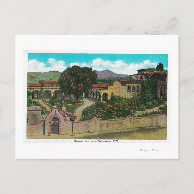 Mission San Juan Capistrano Postcard (Front)