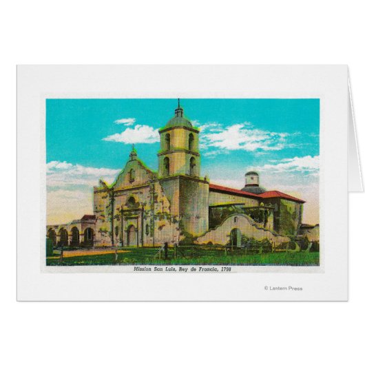 Mission San Luis, Rey de FranciaOceanside, CA Cards (Front Horizontal)