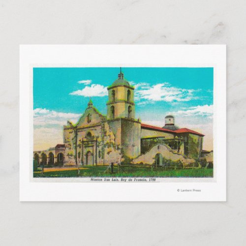 Mission San Luis Rey de FranciaOceanside CA Postcard