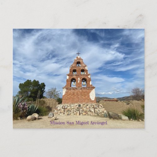 Mission San Miguel Arcngel Postcard