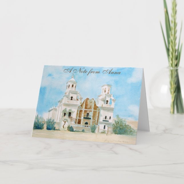 Mission San Xavier del Bac Note Card (Front)