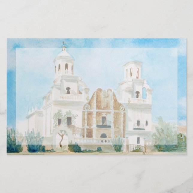 Mission San Xavier del Bac Stationery (Front)