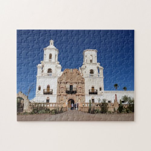 Mission San Xavier Del Bac Tucson AZ Jigsaw Puzzle