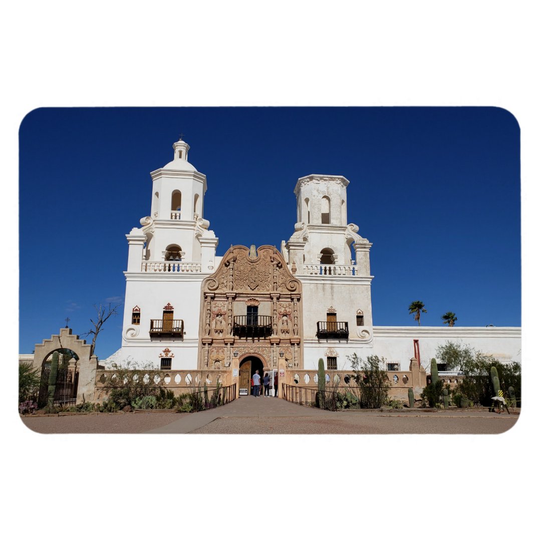 Mission San Xavier Del Bac, Tucson Az Magnet 