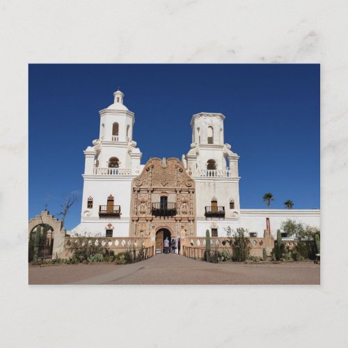 Mission San Xavier Del Bac Tucson AZ Postcard