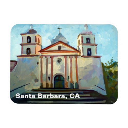 Mission Santa Barbara CA USA Magnet