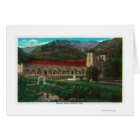 Mission Santa Barbara Cards (Front Horizontal)