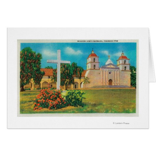 Mission Santa Barbara View Cards (Front Horizontal)