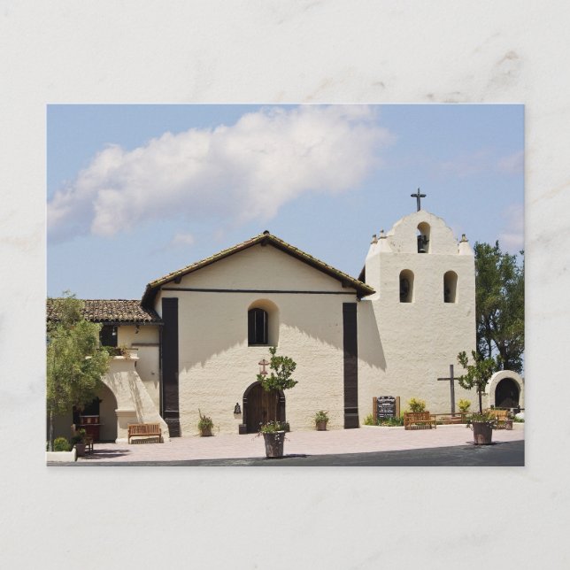 Mission Santa Ines Holiday Postcard (Front)