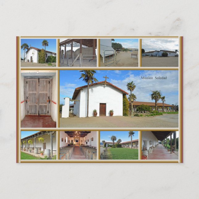 Mission Soledad Postcard (Front)