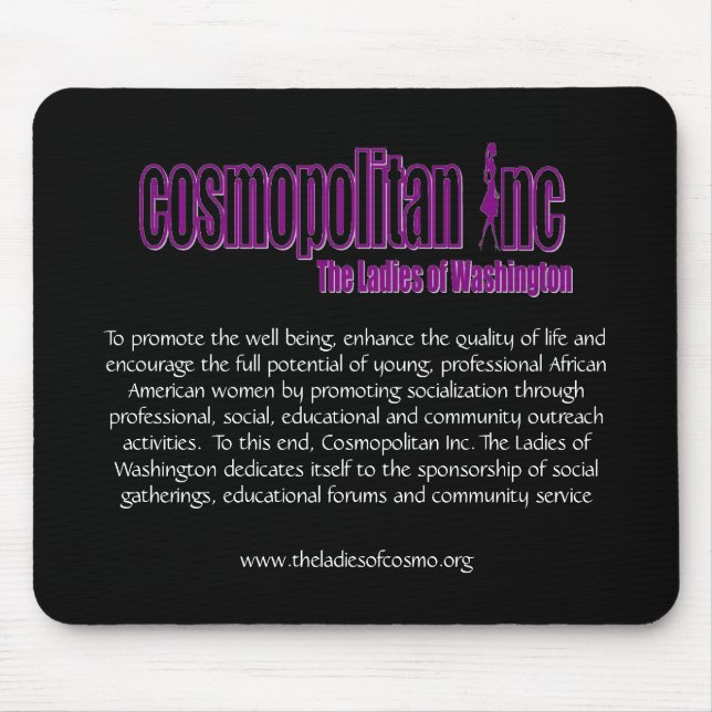 Mission Statement Mouse Pad (Front)