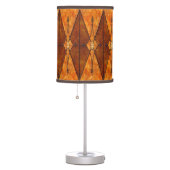 Mission style Mica and metal table lamp (Right)