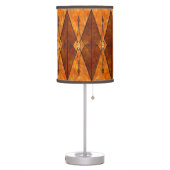 Mission style Mica and metal table lamp (Left)