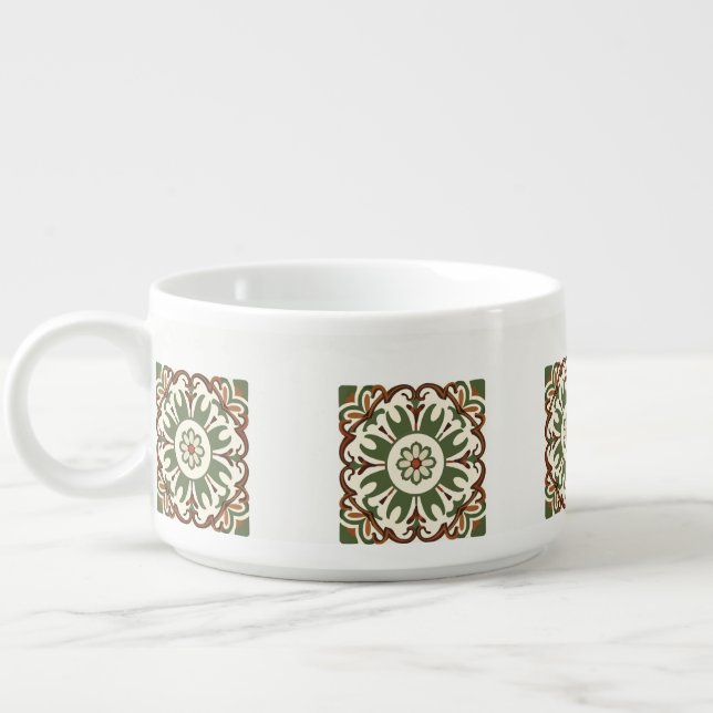 Mission-Style Tile Chili Mugs (Right)