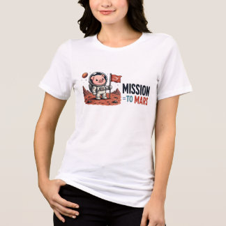 Mission To Mars Space Pig Tri-Blend Shirt