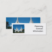 Missionary Contact Card (Front/Back)