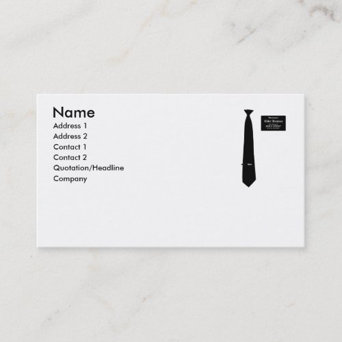 Missionary Romney Costume Business Cards