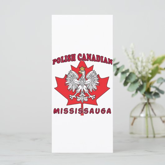 Mississauga Polish Canadian Leaf (Standing Front)