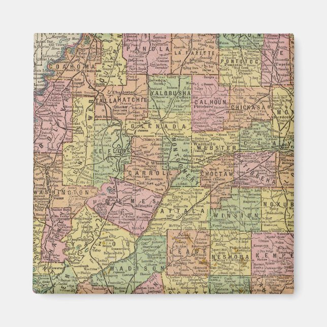 Mississippi 10 magnet (Front)