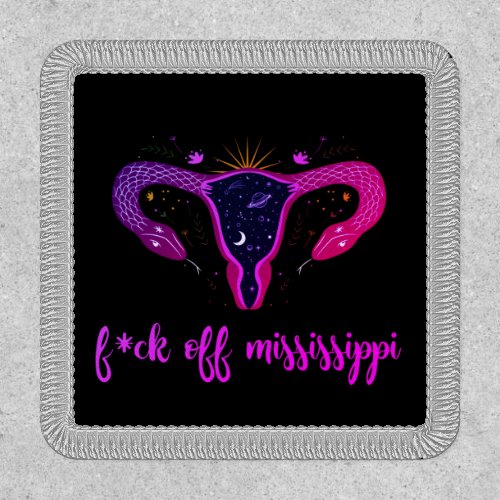 Mississippi Abortion Ban Celestial Uterus Protest  Patch