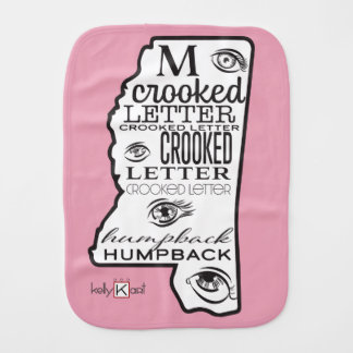 Mississippi Baby Burp Cloth