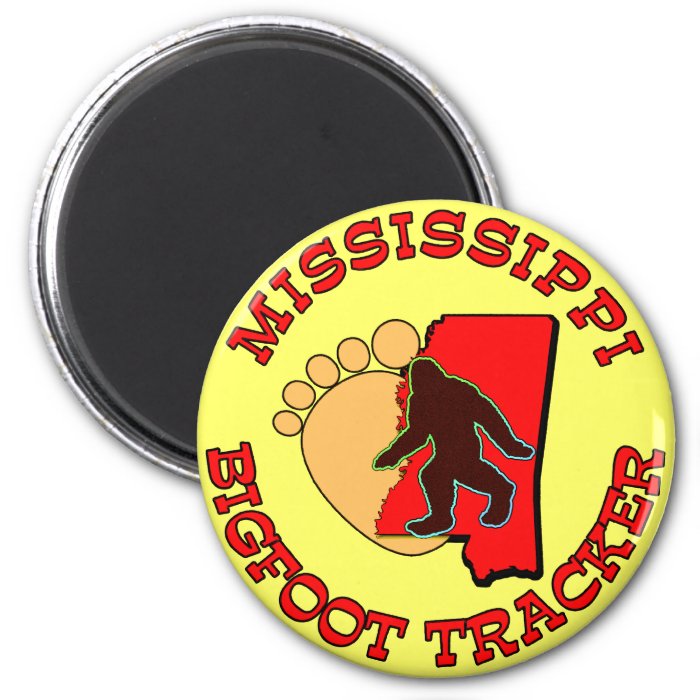 Mississippi Bigfoot Tracker Refrigerator Magnets