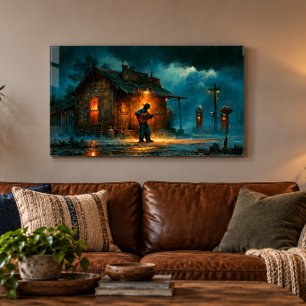 Mississippi Blues Acrylic Wall Art 36x24