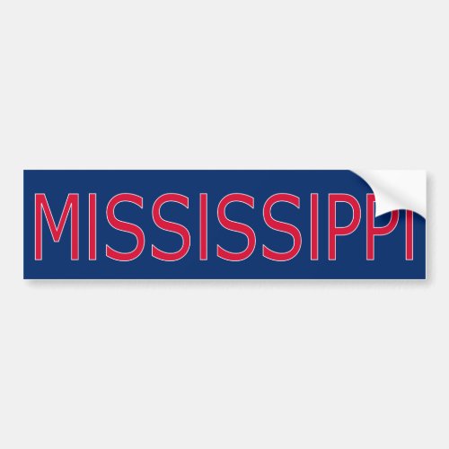 Mississippi Bumper Sticker