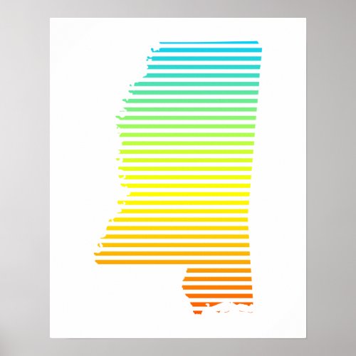 mississippi chill fade poster
