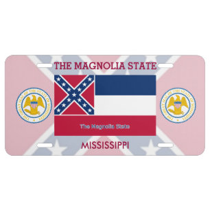 Mississippi Custom Front License Plate
