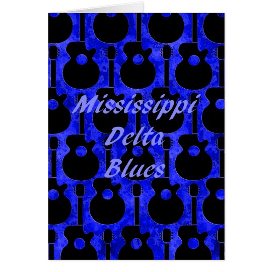Mississippi Delta Blues Card