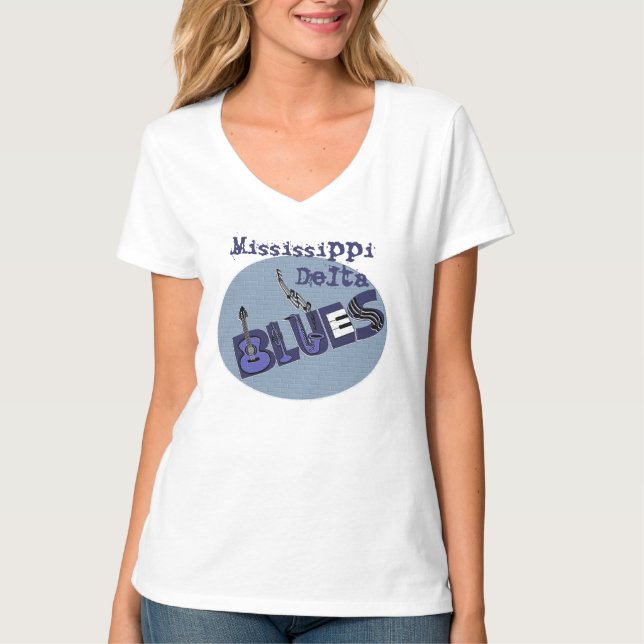 Mississippi Delta Blues T-shirt (Front)
