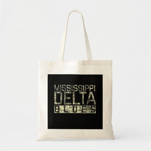 Mississippi Delta Blues Vintage Retro Distressed T Tote Bag