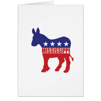 Mississippi Democrat Donkey Cards